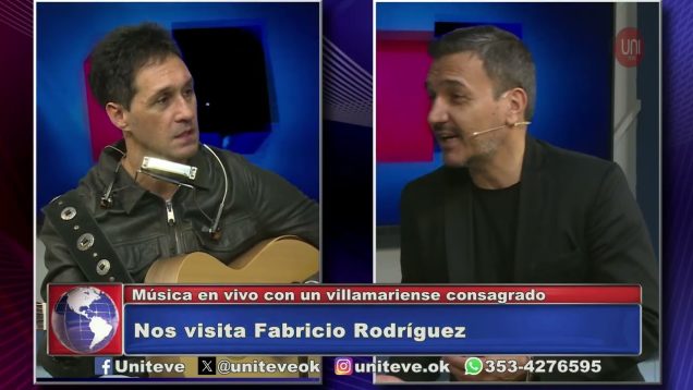 Uniteve Noticias | Música en vivo con Fabricio Rodríguez