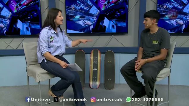 Uniteve Noticias | ¡Orgullo villanovense! Juan Cruz Villarroel en el SkatePark Fest 2025 de México