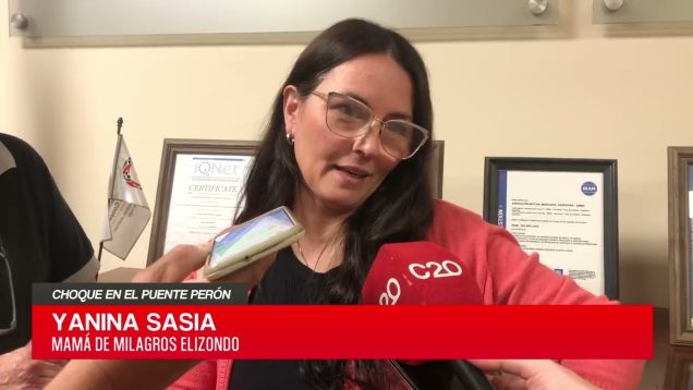 C20 Noticias | Choque en el puente Perón – Yanina Sasia