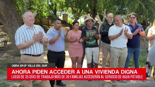 C20 Noticias | Obra en B° Villa del Sur – Rocío Leguizamón, Samira Torres y Milagros Sánchez