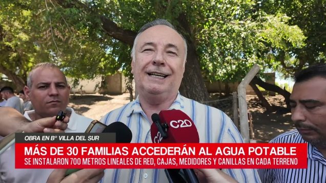 C20 Noticias | Obra en B° Villa del Sur – Eduardo Accastello