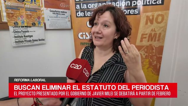 C20 Noticias | Reforma Laboral – Rosana Calneggia