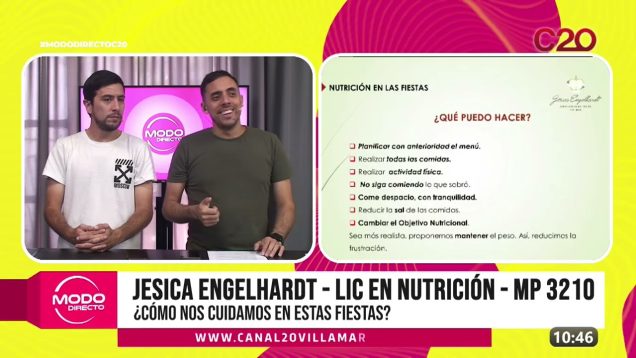 Modo Directo | Cómo nos cuidamos en estas fiestas, dialogamos ocnJesica Engelhardt