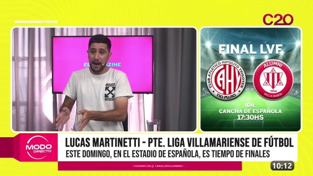 Modo Directo | Liga Villamariense de Fútbol – Lucas Martinetti