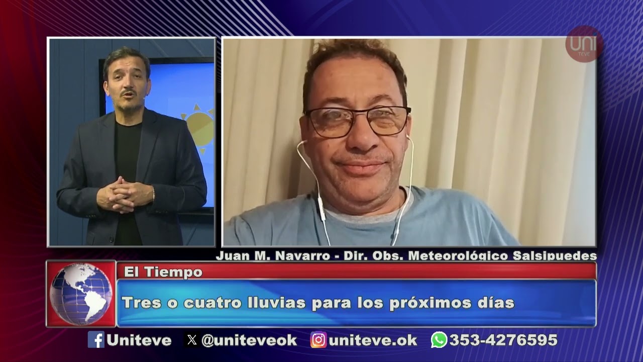 Uniteve Noticias | Estado del tiempo – Juan Navarro