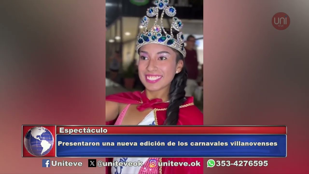 Uniteve Noticias | Presentaron una nueva edición de los carnavales de Villa Nueva