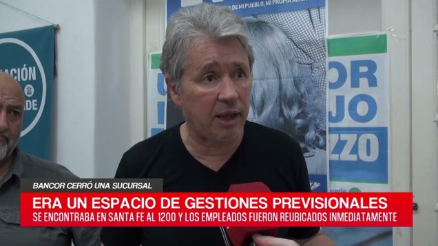 C20 Noticias | Bancor cerró una sucursal – Pablo Bertoglio