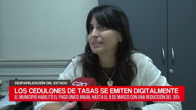 C20 Noticias | Despapelización del estado – Victoria Poncio