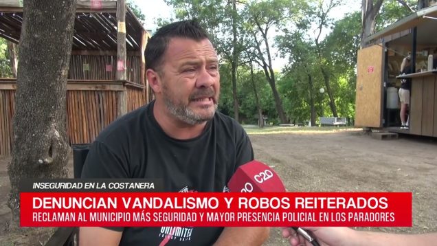 C20 Noticias | Inseguridad en la costanera – Mauricio Santos