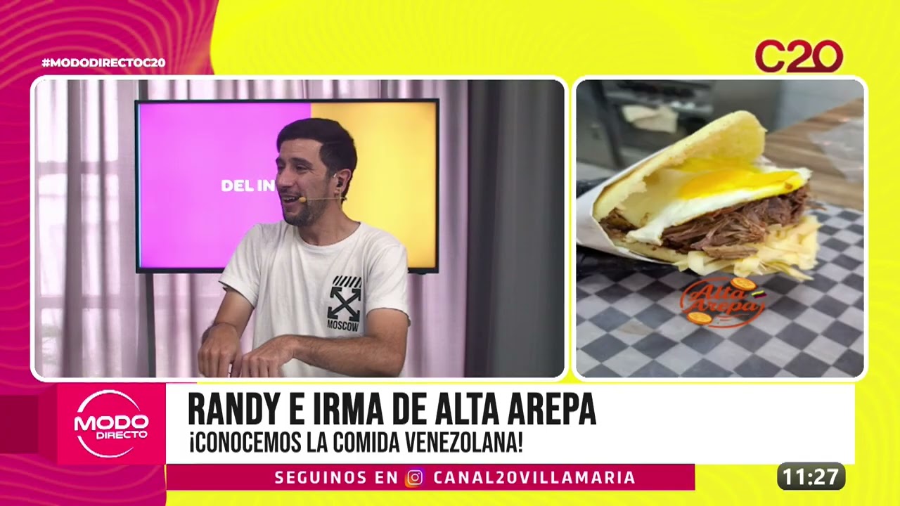 Modo Directo | Conocemos la comida Venezolana – Randy e Irma de Alta Arepa